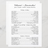 チートスペインのシート – バイリンガル結婚ズ (正面/裏面)