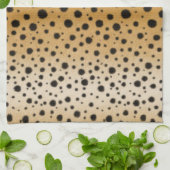 チートスポットエキゾチックなアニマルプリントファーテクスチャ キッチンタオル (折り畳み)