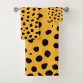 チートスポットオレンジブラック バスタオルセット (インサイチュ)