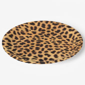 チートスポットパターン金ゴールドブラックID1155 ペーパープレート (アングル)