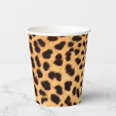 チートスポットパターン金ゴールドブラックID1155 紙コップ (裏面)