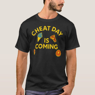チートデイがやってくる！面白いフードラバー・ジム Tシャツ