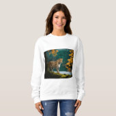 「チートーシックなスカーフ:野生のスタイルを解放!」 スウェットシャツ (正面フル)