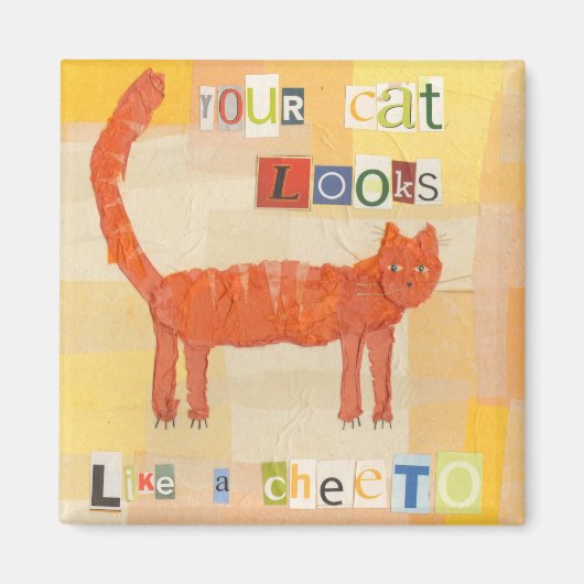 チート猫マグネット マグネット (正面)