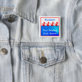 チーパーソナライズされたム漕ぎクラブ 缶バッジ (インサイチュ)