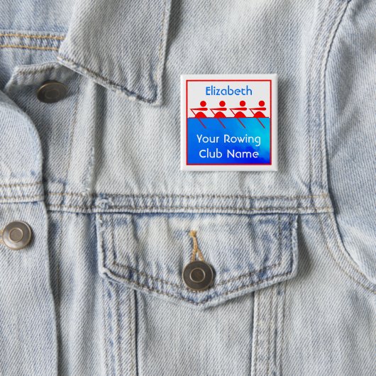 チーパーソナライズされたム漕ぎクラブ 缶バッジ (インサイチュ)