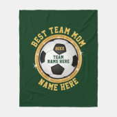 チーパーソナライズされたムMomギフトアイディア フリースブランケット (正面)