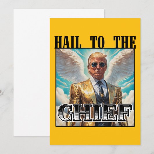 チーフに雹 – Trump 2024 招待状 (正面/裏面)