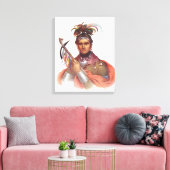 チーフのキオントロッキーまたは「コンプランター」 キャンバスプリント (インサイチュ (リビング))