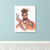 チーフのキオントロッキーまたは「コンプランター」 キャンバスプリント (インサイチュ (ウッドフロア))