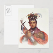 チーフのキオントロッキーまたは「コンプランター」 ポストカード (正面/裏面)