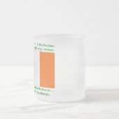 チーフの血が静脈を流れる時もある ウイスキー フロストグラスマグカップ (中央)