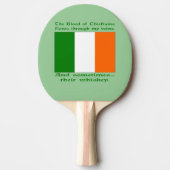 チーフの血が静脈を流れる時もある ウイスキー 卓球ラケット (正面)