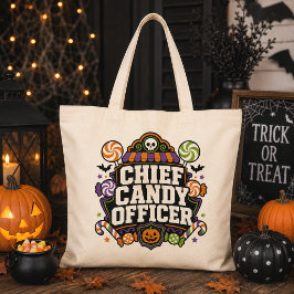 チーフキャンディーオフィサー ハロウィンバッジデザイン トートバッグ