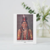 チーフキンギット、先住民アメリカ1900年代ヴィンテージ ポストカード (スタンド正面)