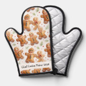 チーフクッキーメーカーのジンジャーブレッド 鍋つかみ (正面/裏面)