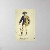 チーフジェロニモスタンディングポートレート1904 キャンバスプリント (正面)