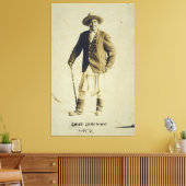 チーフジェロニモスタンディングポートレート1904 キャンバスプリント (インサイチュ (リビング))