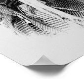 チーフホローホーンベアーグラフィック2 ポスター (角)