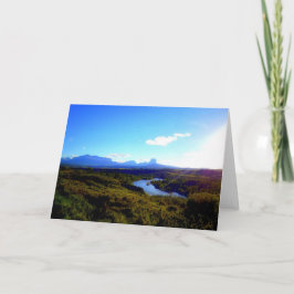 チーフマウンテン、氷河の国立公園カード カード