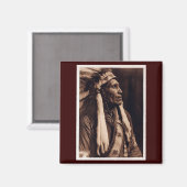 チーフレイヴンブランケット – ネズパース – ヴィンテージ マグネット (正面/裏面)