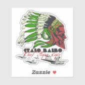 チーフ飛んでいるイーグル シール (シート)