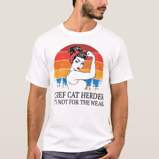 チーフ・キャット・ハーダー弱者のためじゃない Tシャツ