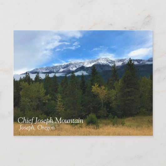 チーフ・ジョセフ山(オレゴン州) ポストカード (正面)