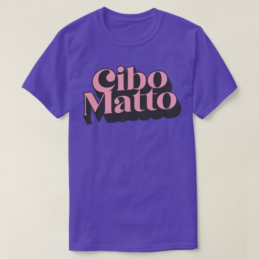 チーボ・マット 90年代スタイル ファンデザイン Tシャツ (デザイン正面)