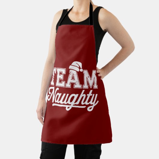 チームいけなおもしろいクリスマスパーティー冗談ユーモアの男 エプロン (インサイチュ)