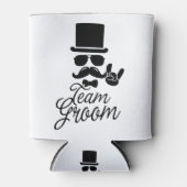 チームおもしろいグルームギフトバチュラーパーティ 缶クーラー (正面)