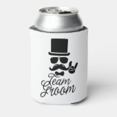 チームおもしろいグルームギフトバチュラーパーティ 缶クーラー (缶裏面)
