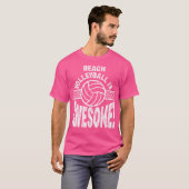 チームおもしろいバレーボール Tシャツ (正面フル)