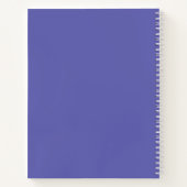 チームおもしろいパープルパーソナライズされたオフィス会議 ノートブック (裏面)