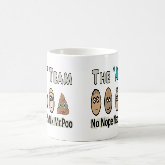 チームおもしろいワーク コーヒーマグカップ (中央)