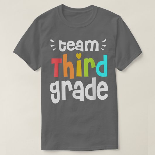 チームおもしろい3年生3年生新学期T- Tシャツ (デザイン正面)