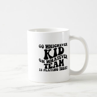 チームが何遊であれ行く遊か コーヒーマグカップ
