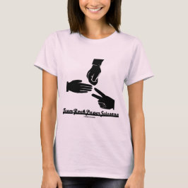 チームじゃんけん (グー・チョキ・パー) Tシャツ