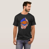 チームすごいマネージャーのヒーロージョブ Tシャツ (正面フル)