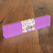 チームすごい銘板 デスクネームプレート (側面)