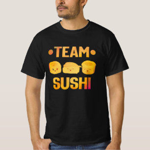 チームすし引用文日本のかわいい Tシャツ
