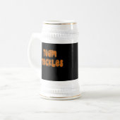 チームそばかすのTシャツ、フード付きスウェットシャツ、ボタン ビールジョッキ (正面左)