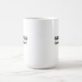 チームでやろう 誰かがやるでしょ コーヒーマグカップ (中央)