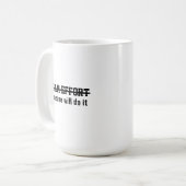 チームでやろう 誰かがやるでしょ コーヒーマグカップ (正面左)
