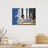 チームで一つ Inspirational Wall Art for Offices ポスター (キッチン)