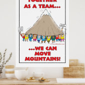 チームとして…山を移動できる！ ポスター (キッチン)