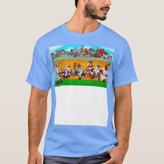 チームとキャラクター Tシャツ