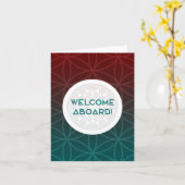 チームにようこそ 神聖な幾何学 カード (黄色い花)