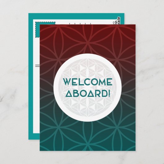 チームにようこそ 神聖な幾何学 ポストカード (正面/裏面)