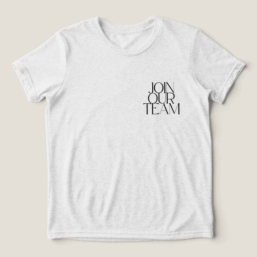 チームに参加 トライブレンドTシャツ (デザイン正面)